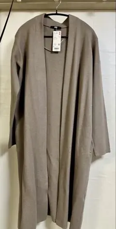 UNIQLO ベージュ ロングカーディガン Lサイズ