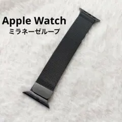 Apple Watch用 純正 ミラネーゼループ 交換バンド グラファイト 45