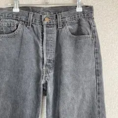 【超希少】 90s 【サークルRタブ】 USA製 levi's　ブラックデニム