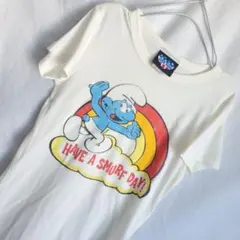 JUNK FOOD スマーフ Tシャツ HAVE A SMURF DAY 虹