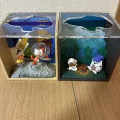 スヌーピー ボトル入りフィギュア 2個セット