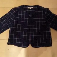 ラスト値下げ！美品　BEAMS　B:MING チェック柄ジャケット 130