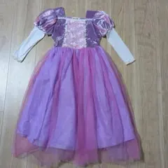 ラプンツェル風ドレス120センチ