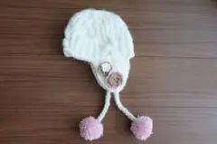 お花ニット帽 こども