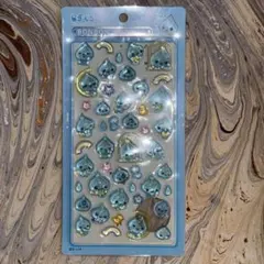 slow_lifeさましずくちゃん 3Dボンボンぷくぷくシール 2枚セット