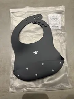 シリコンビブ　星柄お食事エプロン プッパプーポ