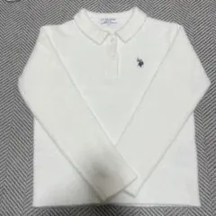 U.S.POLO ASSN. 新品 未使用 シャギー ニット セーター 襟付き