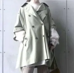 ローリーズファーム　ポンチョ　トレンチコート