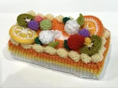ティッシュケース ティッシュカバー♡フルーツケーキ チョコクリーム