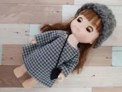 ソランちゃん　チェック柄ワンピース