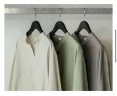 バンドカラーシャツ SOFT HOPSACK SHIRT アイボリー サイズ2