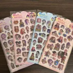 【4枚】ボンボン　ぷくぷく　立体　ボンボンドロップシール 3Dシール　ぷっくり