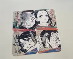 鬼滅の刃　原画展　アートコースター　炭治郎　ねずこ　伊之助　村田