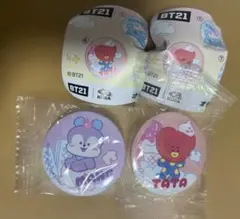 BT21 缶バッジ 2個セット