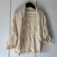 萌MOYURU❤︎パッチワーク風立体デザインボレロ⭐︎超美品！のサムネイル
