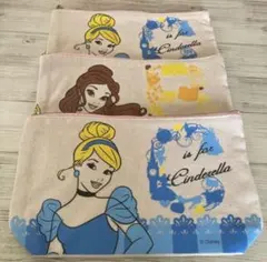ディズニー プリンセス D ポーチ マルチケース シンデレラ 美女と野獣 ベル