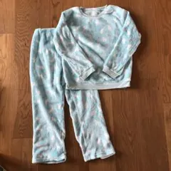 水色のフリースパジャマ 140cm