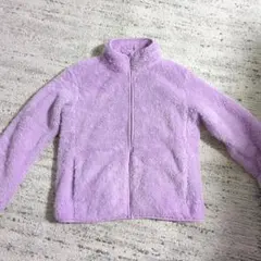 UNIQLO フリースジャケット 140 パープル