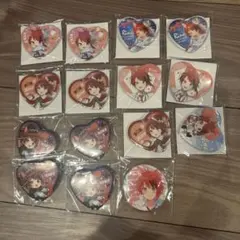 すとぷり　莉犬　Rinu ハート型缶バッジ 15個セット