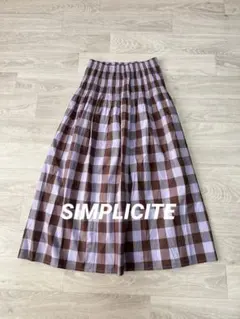 SIMPLICITE シンプリシテェ リバーシブルスカートのサムネイル