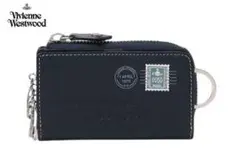○★新品未使用　ヴィヴィアンウエストウッド　エンベロープ2　キーケース　ネイビー