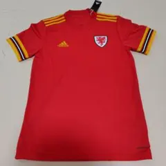 adidas ウェールズ代表 レッドシャツ Lサイズ
