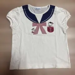 familiar セーラー襟 Tシャツ 90cm