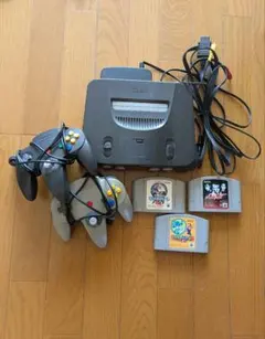 Nintendo 64 本体 コントローラー2個 ゲームソフト3本