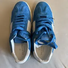 VALENTINO 青 スエード スニーカーのサムネイル