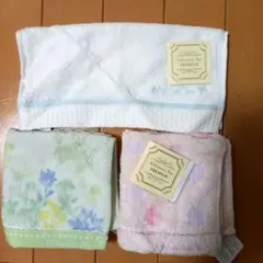 【かりん様】Afternoon Tea　タオルハンカチ　ハンドタオル　3枚