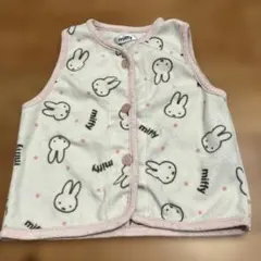 110 miffy ウサギ柄 フリース　スリーパー