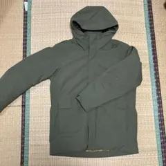 【美品】　UNIQLOハイブリッドダウン　L カーキ