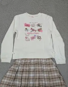 MEZZO PIANO スイーツプリント トレーナー 140cm