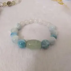 天然石ブレスレット ラリマー
