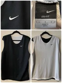 ビンテージ 00s NIKE メンズL タンクトップ　ユニフォーム　リバーシブル
