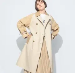Weekend MaxMara 2wayリバーシブルテクニカルトレンチ 38