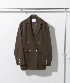 NOGLE ブラウン テーラードジャケット