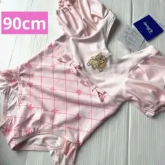 新品⭐️Disney 90cm ピンク　幼児　赤ちゃん　女の子水着　おしゃれ