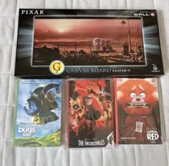 ハッピーくじ　ピクサー　2025　キャンパスボード　ウォーリー　ポストカード