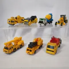 トミカ 建設車両セット 4台+3台