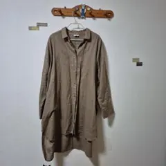 ヘブンリー / ラミー × リネン　　ロングシャツ