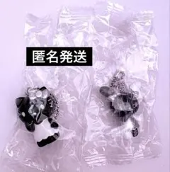 サンリオキャラクターズ　モノトーンマスコット　ウサハナ　ハローキティ　ガチャ