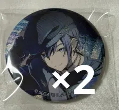 プロセカ KAITO グリ缶 グリッター缶バッジ vol.48A 2点セット