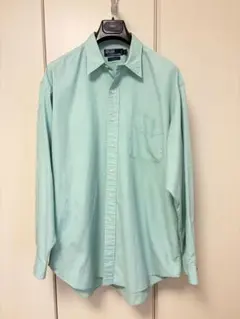 激レア90sラルフローレン CHATFIELD シャツ ティファニーグリーン L
