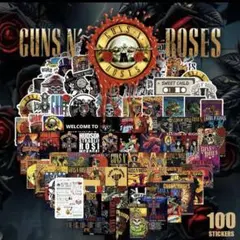 Guns N' Roses ガンズ・アンド・ローゼズ ステッカー 100枚セットのサムネイル