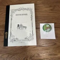 ジブリパークのノートと缶バッジセット