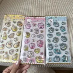 正規品　ちいかわウォーターシール　３枚セット うさぎ　ちいかわ　ハチワレ