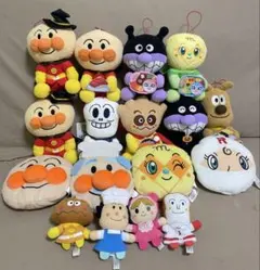 【新品未使用】アンパンマン　ぬいぐるみ　17点　まとめ売り