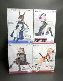 アークナイツ　ぬーどるストッパーフィギュア　４種セット　ニェン　アーミヤ W 等