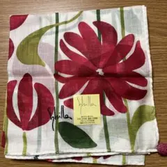 Shilla 花柄 ハンカチ 約50cm